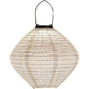 Solar Lampion 29 x 25 cm Wit Marrakesh