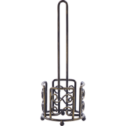 MANDI  - Toiletpapierhouder - Zwart - IJzer