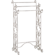 CHILLAN - Handdoekrek - Wit - IJzer