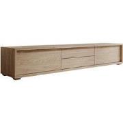 Meubella - TV-Meubel Fortunato - Eiken - 180 cm - Met lades