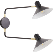 KADASSA - Wandlamp - Zwart - Staal