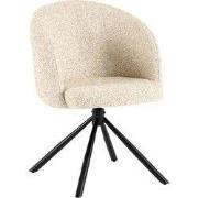 Eetkamerstoel Beige - Draaibaar - Emilia - Set van 2