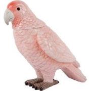 Voorraadpot Bird - Zachtroze - 22.5x11.8x20.7cm