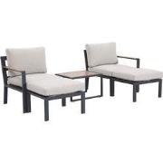 Garden Impressions Cinto balkon loungeset 5-delig - donker grijs