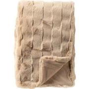 FERRON - plaid 140x180 cm - imitatiebont - Irish Cream - beige