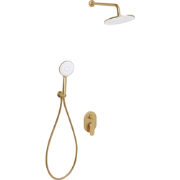 TINGUIRIRICA - Ingebouwde doucheset met regendouche - Goud - Messing