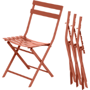 HESPERIDE HIXA Tuinstoelen - Klapstoelen - set van 4 - Tuinmeubelen - ...