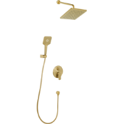 CANAIMA - Ingebouwde doucheset met regendouche - Goud - Messing