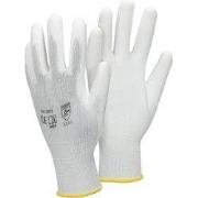ECD Germany 144 paar werkhandschoenen met PU coating - maat 8-M - wit ...