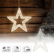 LED kerstster 50 cm met 1440 warmwitte LED's en timer gemaakt van meta...