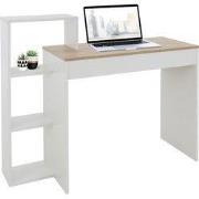Bureau met legplank 110x72x40 cm Wit/Sonoma Eik Hout ML Design