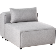 BRANDE - 1-zits module - Grijs - Polyester