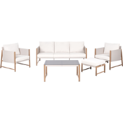NOLA - Loungeset 5-zits - Beige - Aluminium