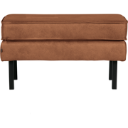 WOOOD Rodeo hocker op poten - Recycle Leer - Cognac - 45x84x54
