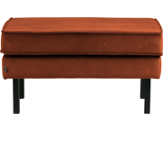 WOOOD Rodeo Hocker - Velvet - Roest - 45x84x54