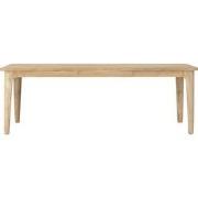 DTP Home Dining table Forte rectangular,76x225x90 cm, teakwood natural