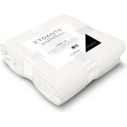 Zydante® Dekbedovertrekset Mousseline Micro 240x220 - Off Wit - met 2 ...