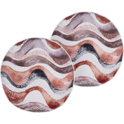SEBORGA - Tuinkussen set van 2 - Bruin -  40 cm - Polyester