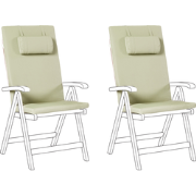 JAVA/AMANTEA - Tuinkussen set van 2 - Groen - Polyester