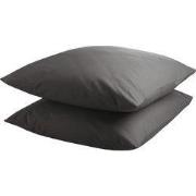 DoubleDry Kussensloop 2 stuks 60x70 cm - antraciet