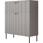 Meubella - Dressoir Ilux 2 - Grijs - 105 cm