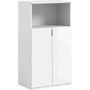 ProjektX Schoenenkast 2 Deuren 1 Vak Wit Hoogglans