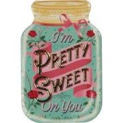 Clayre & Eef Magneet 5x1x8 cm Bruin Metaal