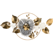 TERBIUM - Wanddecoratie - Goud - IJzer