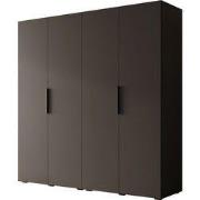 Meubella - Kledingkast Marquesa - Zwart - 200 cm