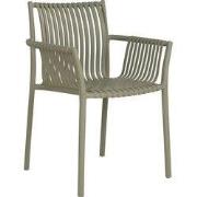 Tuinstoel Groen - Zithoogte 45,5cm - Tulsa - Set van 4