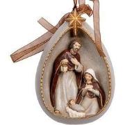 Clayre & Eef Kersthanger Maria 8x4x11 cm Beige Kunststof