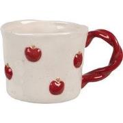 Clayre & Eef Mok 200 ml Beige Keramiek Appels