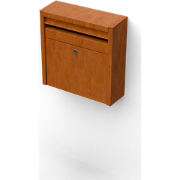 Wandbrievenbus Corten