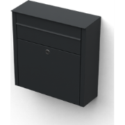 Wandbrievenbus zwart