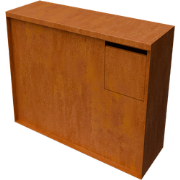 Murus cortenstaal Brievenbus L120 x B40 x H100 cm