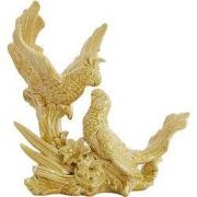 Light & Living - Ornament BIRDS - 43x21x43cm - Geel