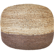 DUKI  - Poef - Natuurlijk/Bruin - 50 cm - Jute