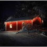 LED lichtgordijn 12m warm wit met 360 LED's gemaakt van PVC