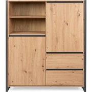 Buffet met 2 deuren en 2 laden L120 cm - DENVER