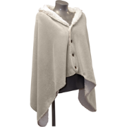 Unique Living - Omslagplaid Coby 75x150cm - Chateau Grey