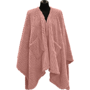 Unique Living - Omslagplaid Clio 148x160cm - Old Pink