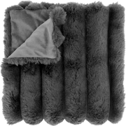 Unique Living - Plaid Liebe 150x200cm - Dark Grey