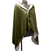 Unique Living - Omslagplaid Coby 75x150cm - Winter Green