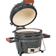 KAMADO - Mini houtskoolgrill - Zwart - Keramiek