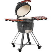 KAMADO - Houtskoolgrill - Zwart - Keramiek