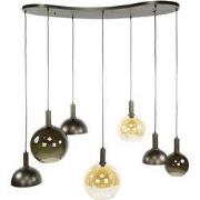 Hanglamp Bruin Glas - 145x45x150cm - Sienna