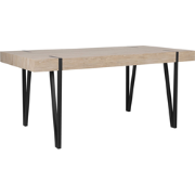 ADENA - Eettafel - Lichte houtkleur - 90 x 150 cm - MDF