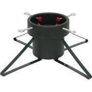 Kerstboomstandaard met waterbakje donkergroen gemaakt van metaal en ku...