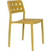 Housecraft Living Serra Tuinstoel/ Eetkamerstoel Kunststof Geel - Set ...