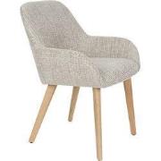 Housecraft Living Loua Eetkamerstoelen Beige/ Bruin - Set van 2
